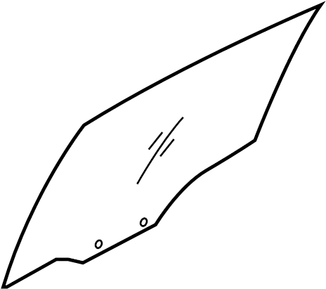 View 834111G211 GLASS ASSY-RR DR LH. GLASS-REAR DOOR WINDOW,LH. GLASS-RR DR WINDOW L Full-Sized Product Image