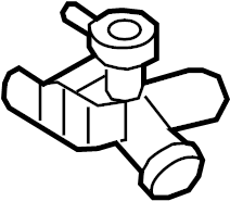View 253291R200 Engine Coolant Filler Neck. FILLER NECK ASSEMBLY - RADIATOR.  Full-Sized Product Image