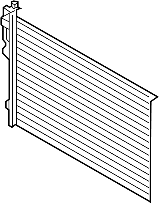 View 976061W001 A/C Condenser Full-Sized Product Image