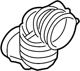 View 281383X000 Engine Air Intake Hose Full-Sized Product Image