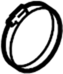 View 5652721000 Band. Boot clamp. Rack and Pinion Bellows Clamp.  Full-Sized Product Image