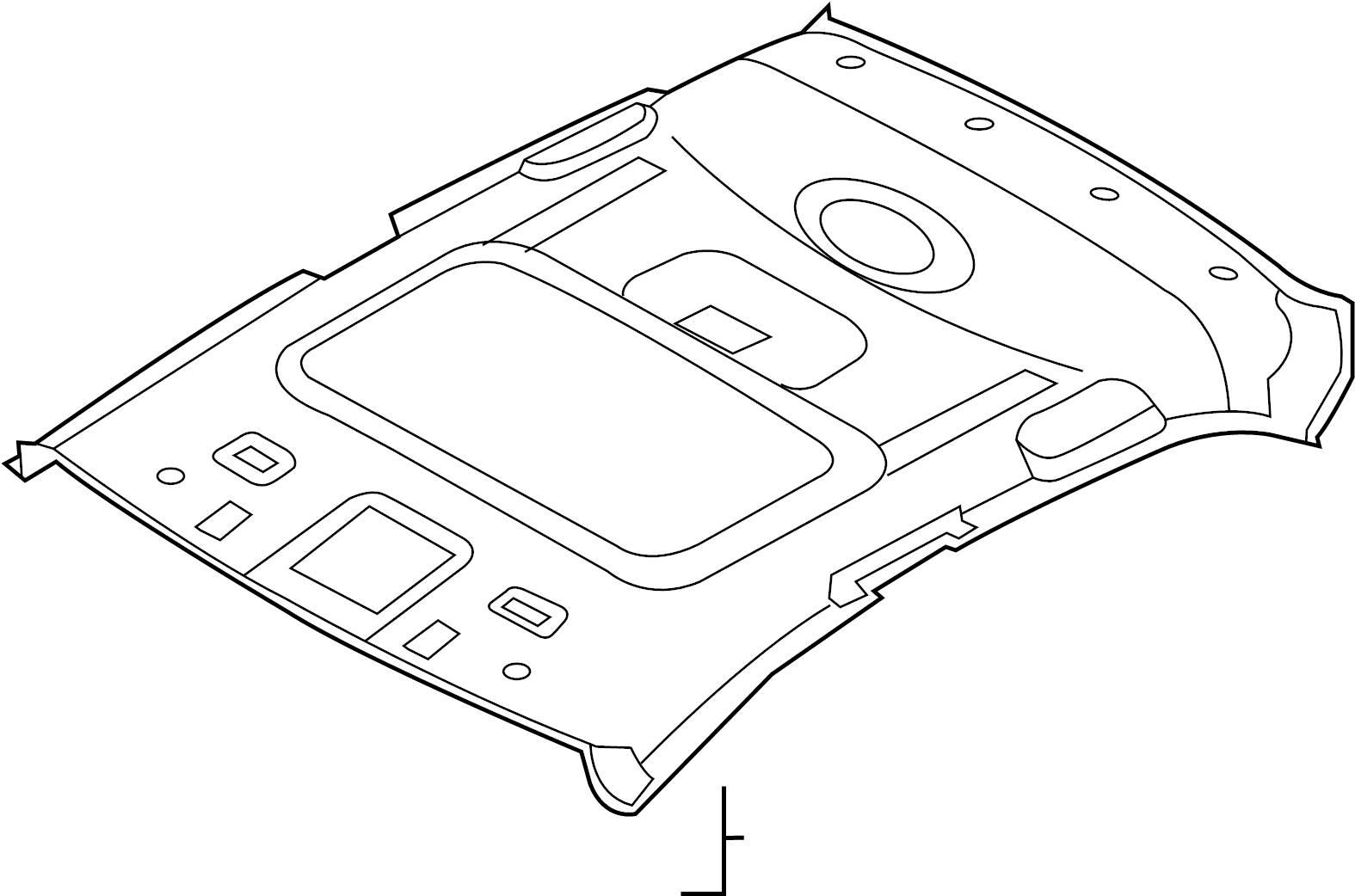 View 854101W150DCM Headliner Full-Sized Product Image
