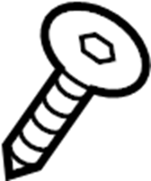 View W719138S307 Liftgate Bumper Stop Bolt Full-Sized Product Image