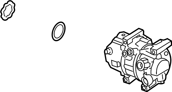 View 97701H9200 A/C Compressor Full-Sized Product Image