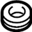 View 28160H9100 Air Filter Housing Grommet (Lower) Full-Sized Product Image