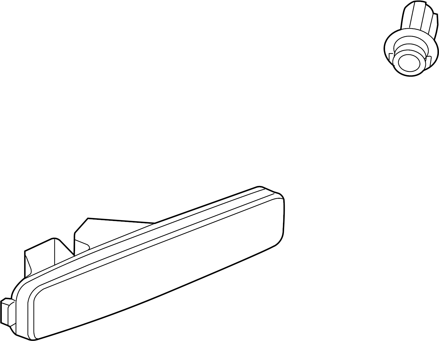 View 923043C100 Side Marker Light (Right) Full-Sized Product Image