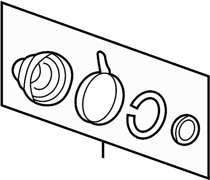 View 4950638E00 CV Joint Boot Kit (Front) Full-Sized Product Image