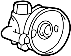 View 5713038010 Power Steering Pump Pulley Full-Sized Product Image