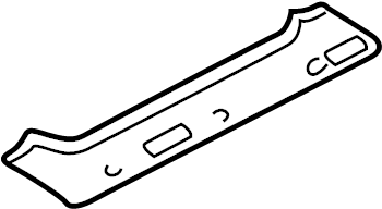 View 8166238000 COVER-SUNROOF DECORA. COVER-SUNROOF DECORATION RH. COVER-SUNROOF DECORATION,RH Full-Sized Product Image