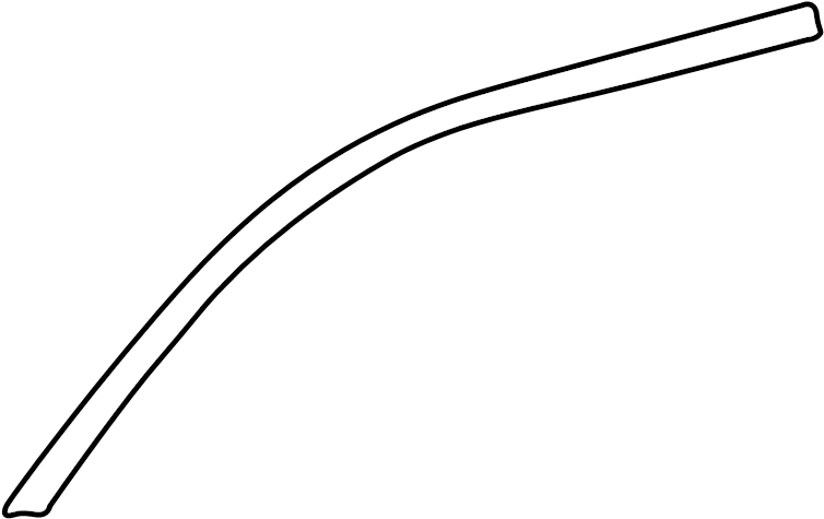View 863613C000 BLACKOUT-FR DR SASH,. TAPE-FR DR BLACK SASH RH. TAPE-FR DR BLACK SASH,RH Full-Sized Product Image