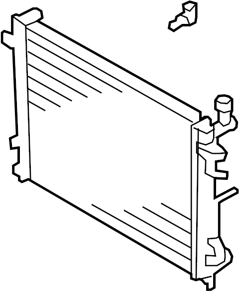 View 253103K090 Radiator Full-Sized Product Image