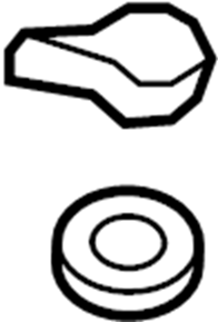 View 253332G500 Radiator Mount Bracket (Right, Upper) Full-Sized Product Image