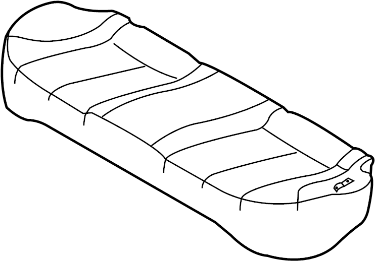 View 891602GHE0801 COVER-REAR SEAT CUSHION. COVER-RR SEAT CUSHIO (MG J7 SEAT(LEATHER)) Full-Sized Product Image