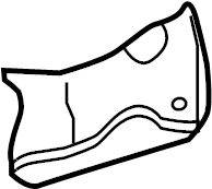 View 285262G700 Exhaust Manifold Heat Shield (Lower) Full-Sized Product Image