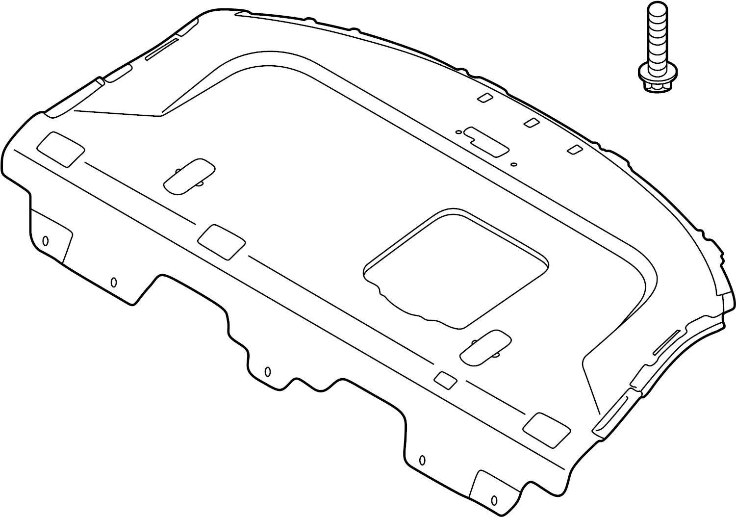 View 856103C600BT TRIM ASSY-PACKAGE TR. TRIM ASSY-PACKAGE TRAY Full-Sized Product Image