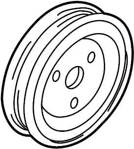 View 251292G800 Engine Water Pump Pulley Full-Sized Product Image