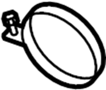 View 1471190006B Engine Air Duct Clamp (Rear) Full-Sized Product Image