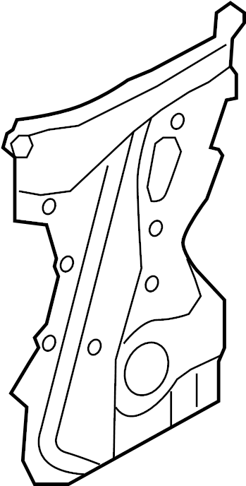 View 213502G004 Engine Timing Cover (Front) Full-Sized Product Image
