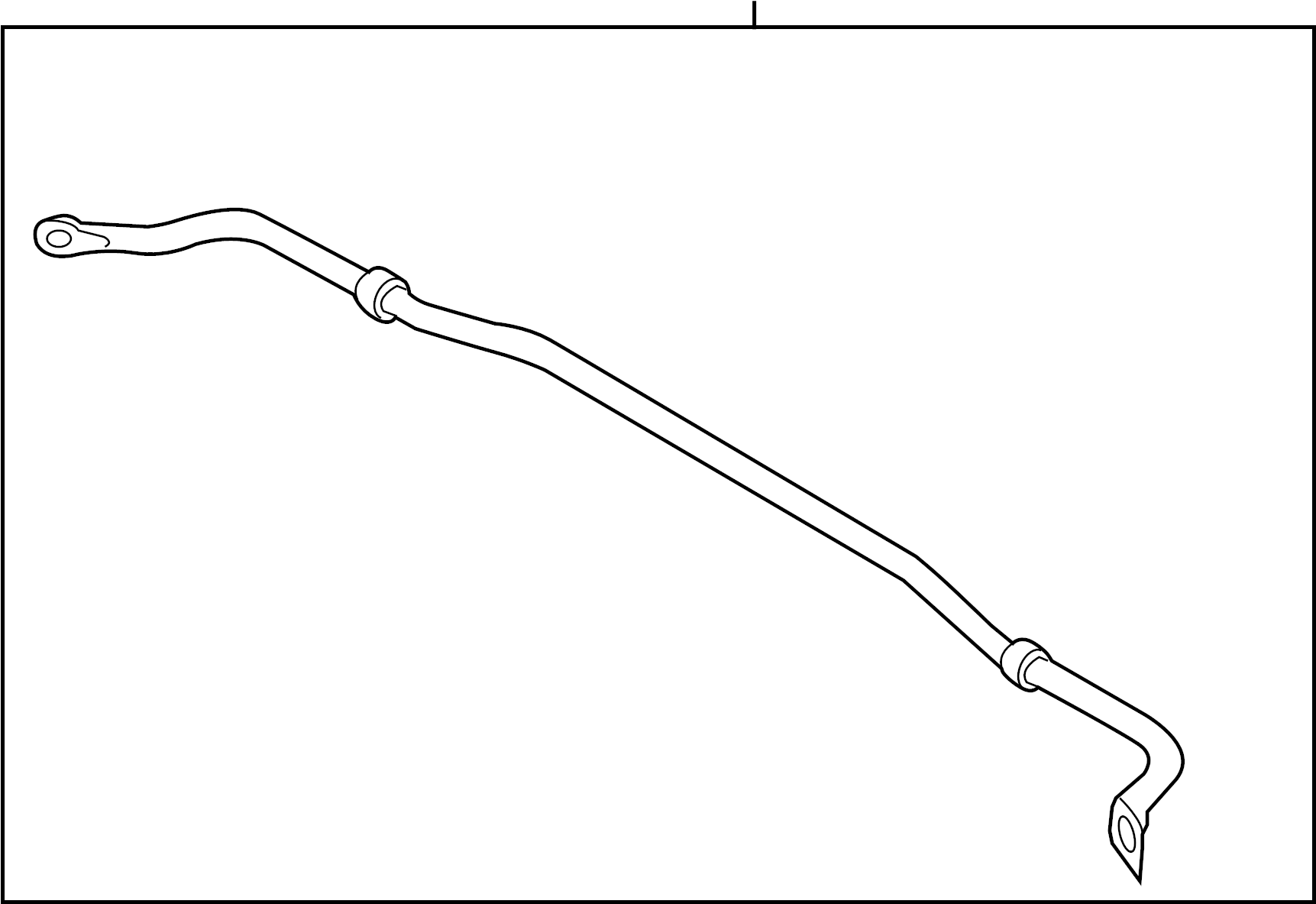 View 555103S001 Suspension Stabilizer Bar (Right, Rear) Full-Sized Product Image