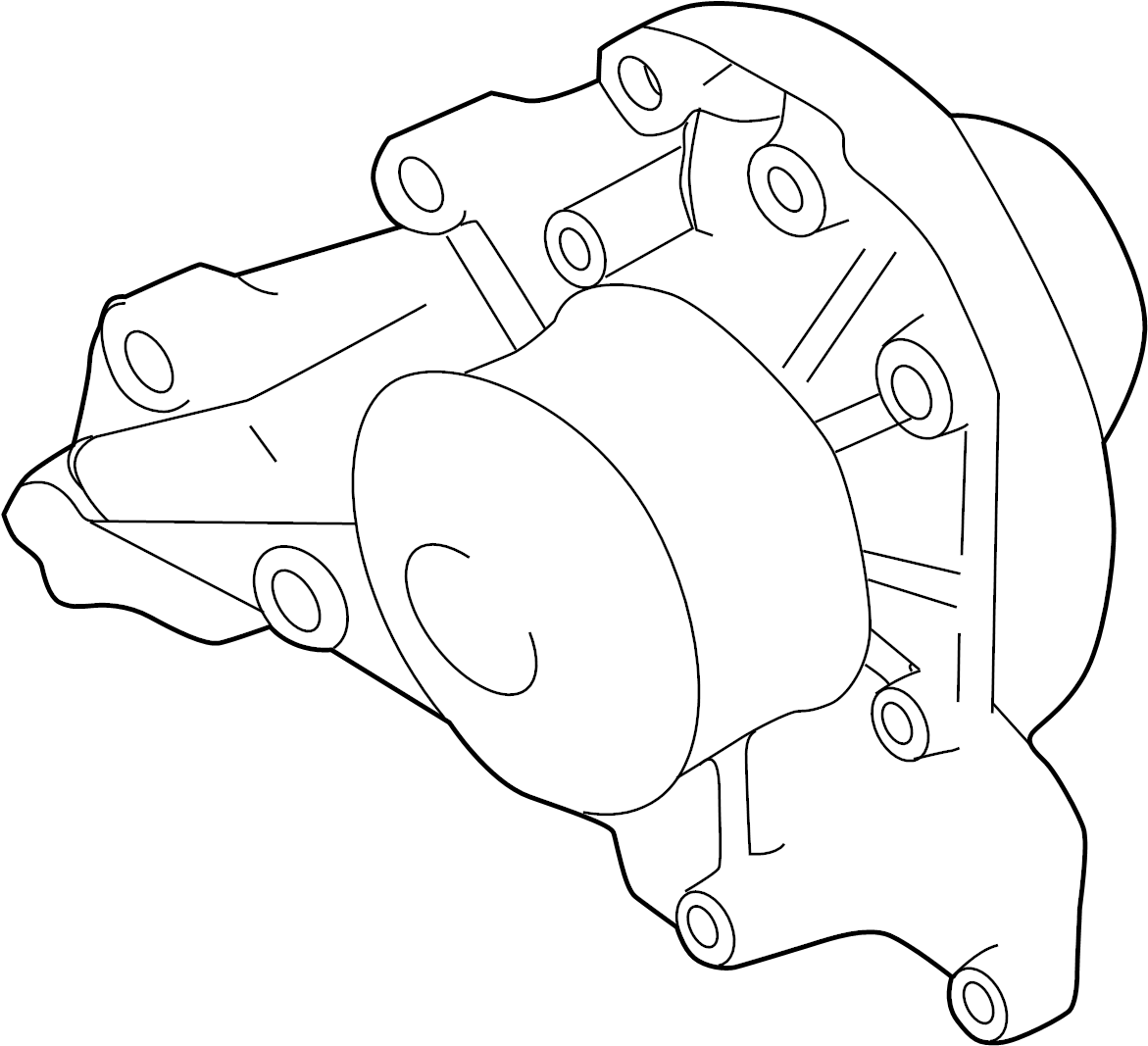 View 2510039012 Engine Water Pump Full-Sized Product Image
