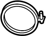 View 281922E500 Engine Air Duct Clamp (Rear) Full-Sized Product Image