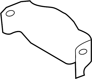 View 2852639740 Catalytic Converter Heat Shield (Left) Full-Sized Product Image