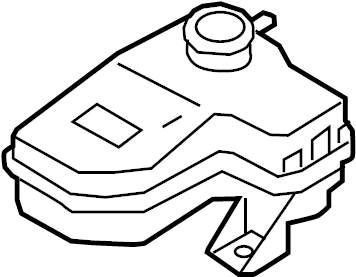 View 25430E6000 Drive Motor Inverter Coolant Reservoir Full-Sized Product Image