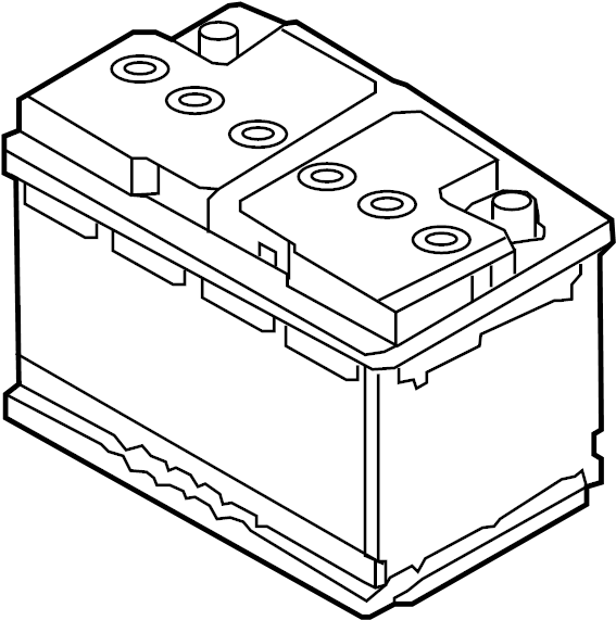 View 37110C6812 Vehicle Battery Full-Sized Product Image