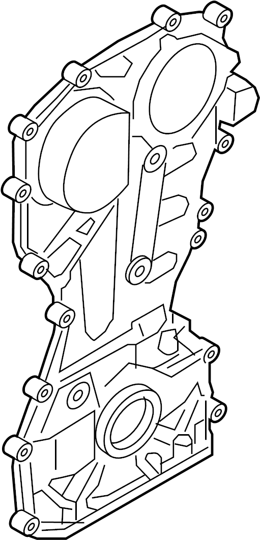 View 213502GGA0 Engine Timing Cover (Front) Full-Sized Product Image
