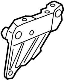 View 216702GGB1 Bracket. Mount. Support. Engine. (Rear, Lower) Full-Sized Product Image