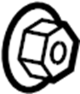 View 282564A421 Nut. Catalytic. Converter.  Full-Sized Product Image