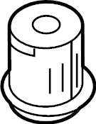 View 62486C2000 Bushing. Crossmember. Suspension. (Rear) Full-Sized Product Image