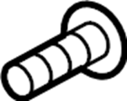 View 848393W000 Screw. (Front, Lower) Full-Sized Product Image