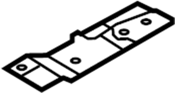 View 37552E6510 Bracket. Extension. Floor. (Front, Rear) Full-Sized Product Image