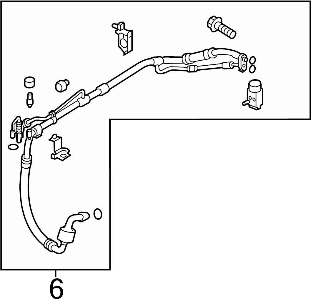 View 976263R000 AIR CONDITIONING (A/C) Expansion Valve. VALVE - EXPANSION.  Full-Sized Product Image