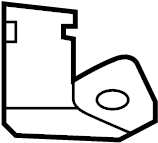View 289113L110 Vapor Canister Purge Solenoid Bracket Full-Sized Product Image