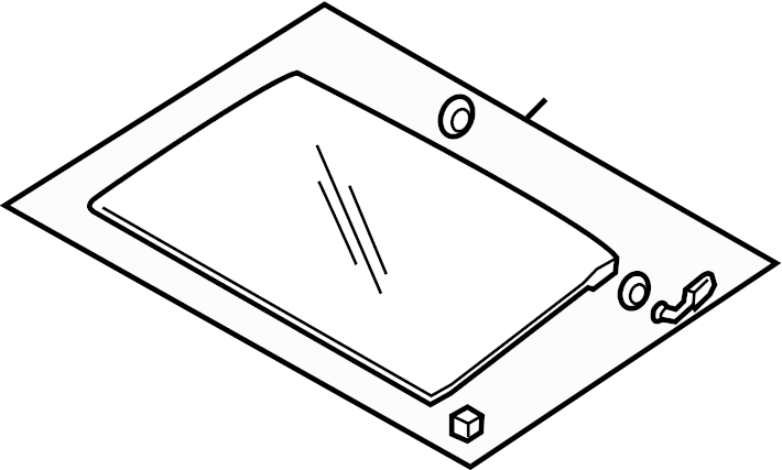 View 816303R500 Sunroof Glass Full-Sized Product Image