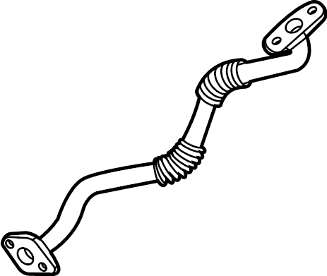 View 282482M800 Turbocharger Oil Line Full-Sized Product Image