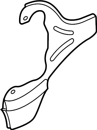 View 51756L1700 Brake Dust Shield (Right, Front) Full-Sized Product Image
