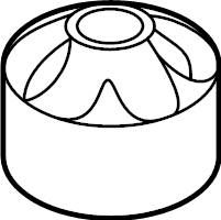 View 54584L1000 Suspension Control Arm Bushing (Front, Rear, Lower) Full-Sized Product Image