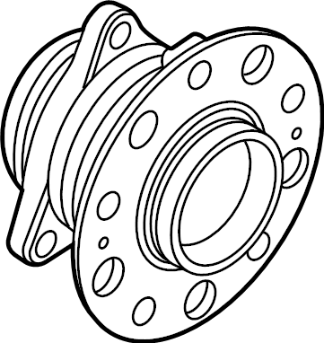 View 52730N9000 Wheel Bearing and Hub Assembly (Right, Rear) Full-Sized Product Image