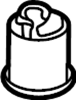 View 55418L1100 Suspension Crossmember Insulator (Rear) Full-Sized Product Image