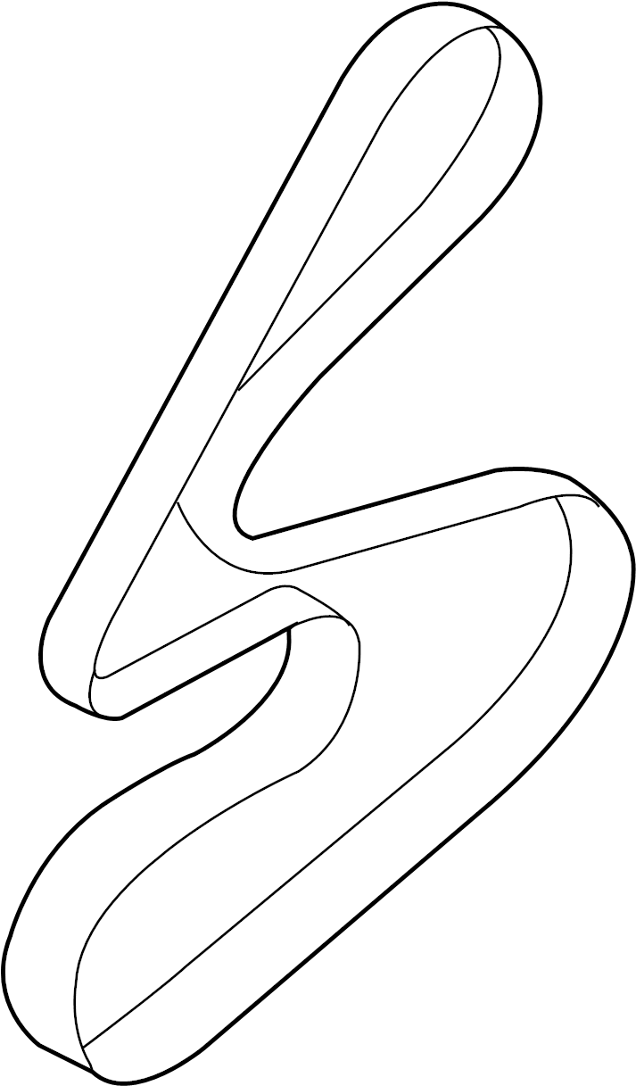 View 252123E001 Serpentine Belt Full-Sized Product Image