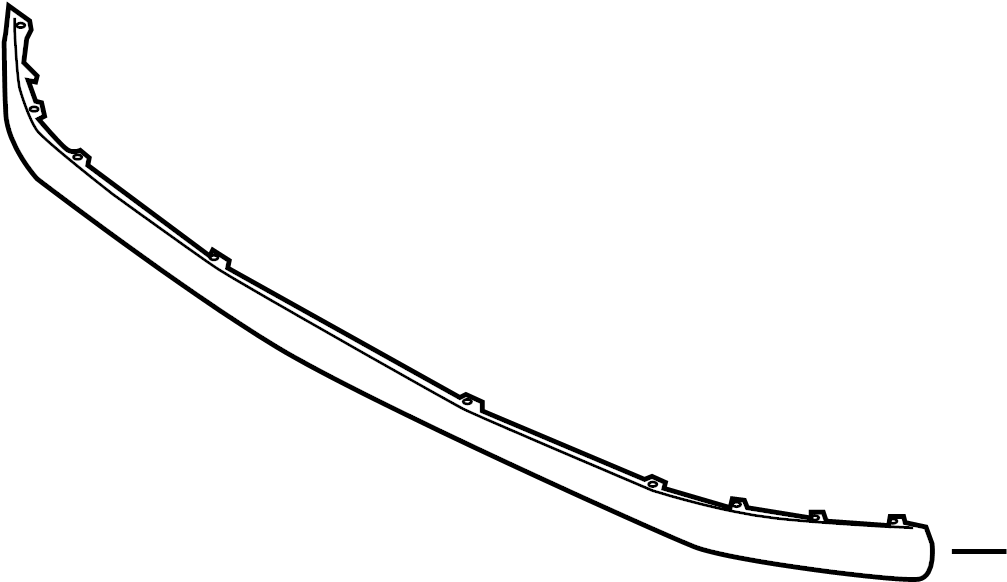 View 865252K000 LIP - FR BPR. LIP-FRONT BUMPER Full-Sized Product Image