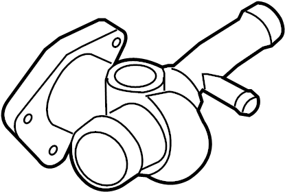 View 25600 2B600 Control assy. Engine Coolant Water Outlet Housing Kit. Water outlet.  Full-Sized Product Image