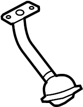View 2625023500 Engine Oil Pump Pickup Tube Full-Sized Product Image