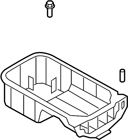 View 2152023604 Engine Oil Pan (Upper) Full-Sized Product Image