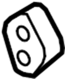 View 2876822000 Exhaust System Hanger Full-Sized Product Image