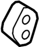View 286581R000 Exhaust System Hanger (Rear) Full-Sized Product Image
