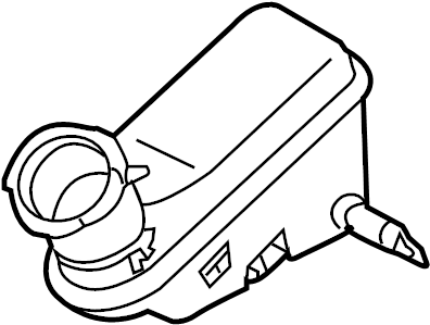 View 585112K500 RESERVOIR-MASTER CYL. RESERVOIR-MASTER CYLINDER Full-Sized Product Image